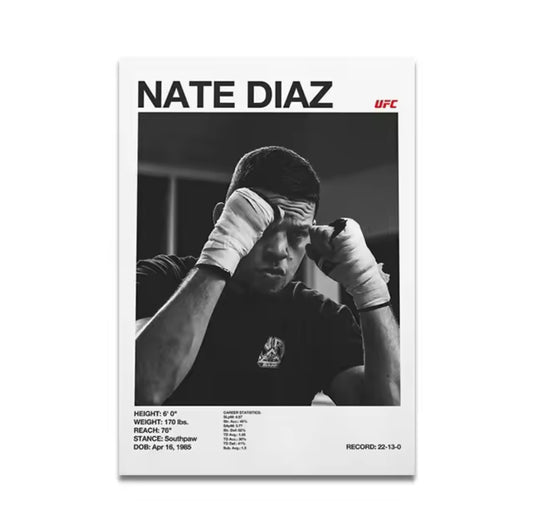 Nate Diaz - Wall art