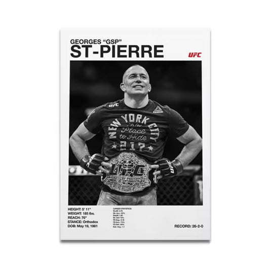 Georges St Pierre - Wall art