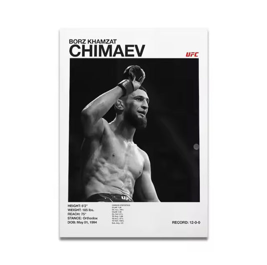 Khamzat Chimaev - Wall art