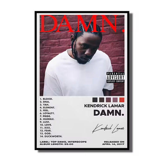 Kendrick Lamar - Wall art