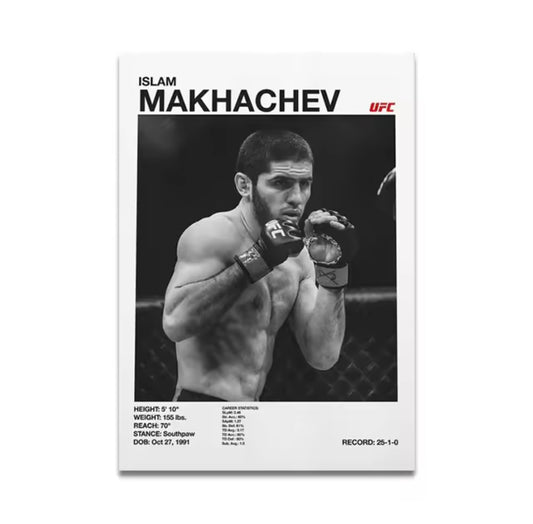 Islam Makhachev - Wall art